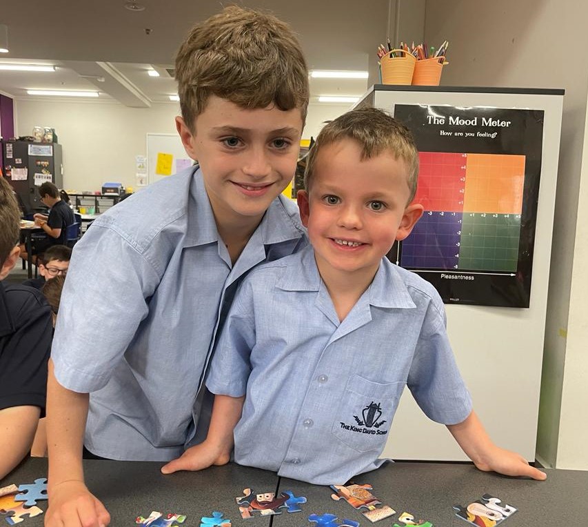 Year 4 are Prep Buddies - The King David School